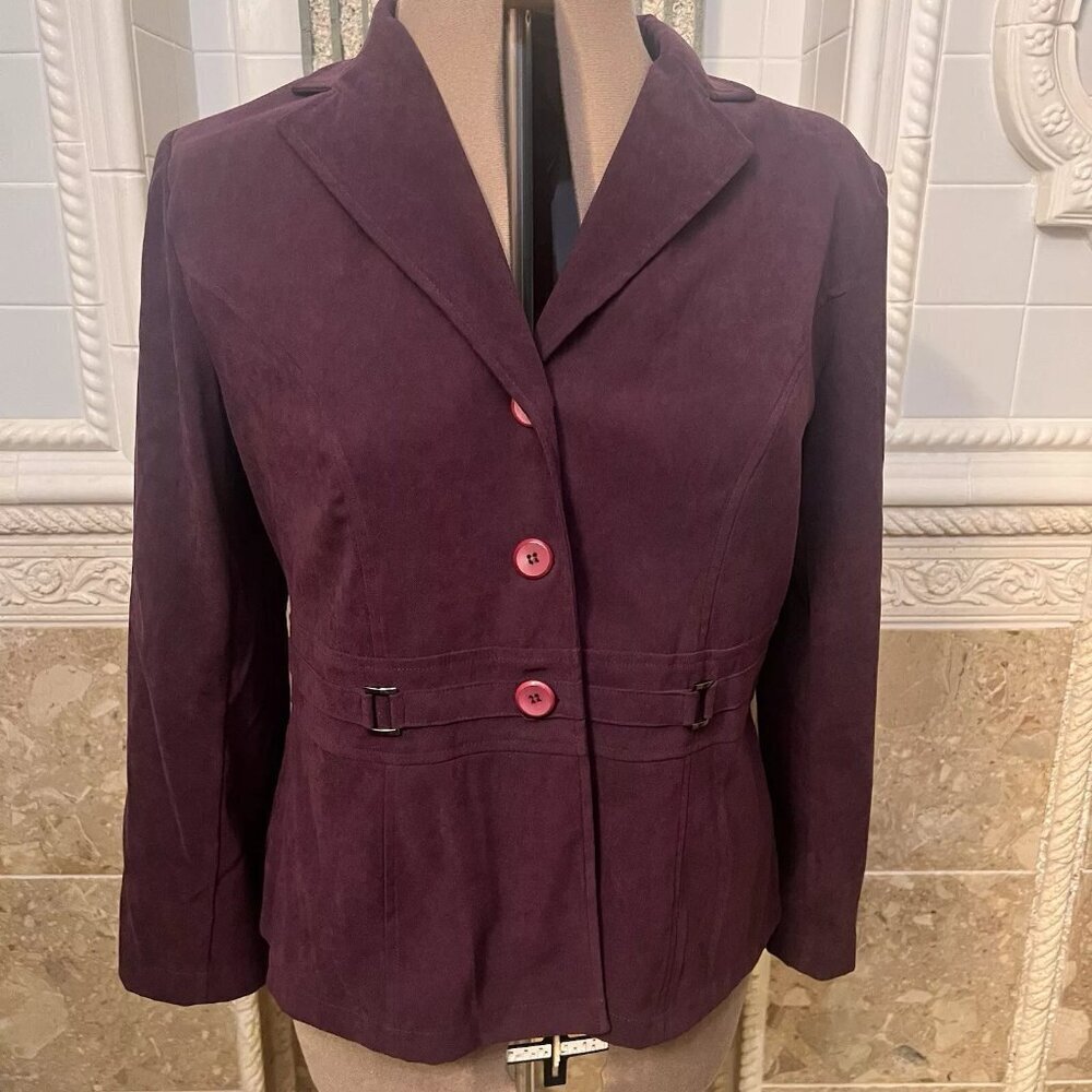 Notations. Size Pxl. Button Front Poly/Spandex. P… - image 1